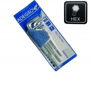 Σετ 9 κλειδιά άλεν 1,5-10mm 30501436