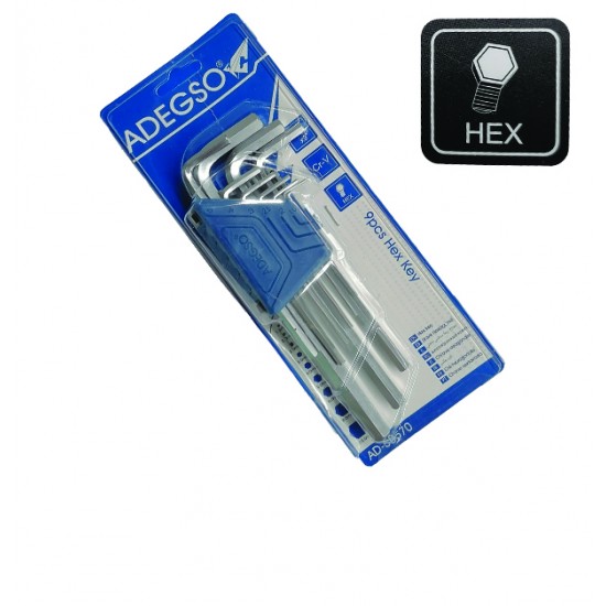 AG-30501436 - Σετ 9 κλειδιά άλεν 1,5-10mm 30501436 Σετ 9 κλειδιά άλεν 1,5-10mm 30501436
