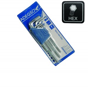 Σετ 9 κλειδιά άλεν 1,5-10mm 30501437