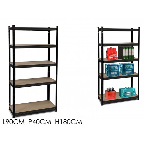 Μεταλλική ραφιέρα 90x 40x 180 cm 77612606