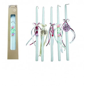 Πασχαλινή λαμπάδα χειροποίητη 41cm 10901204