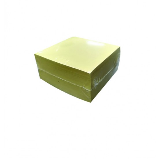 Σετ 500 χαρτάκια κύβου κίτρινα 7,6x 7,6cm 30101349