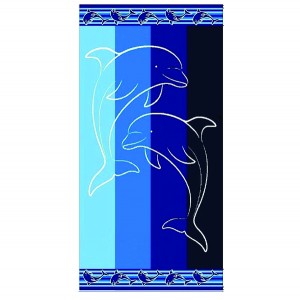 Πετσέτα θαλάσσης "δελφίνια" 75 x150cm 87224108