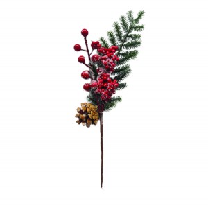 Χριστουγεννιάτικο διακοσμητικό λουλούδι 33cm 00001813