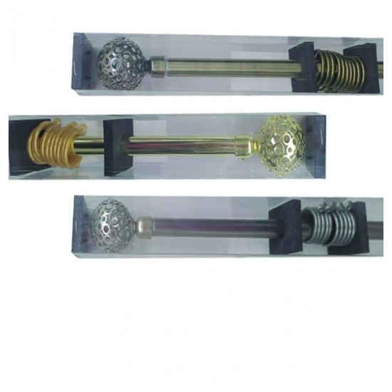 AG-00403316 - Μεταλλικό επεκτεινόμενο κουρτινόξυλο 100-200cm 00403316 Μεταλλικό επεκτεινόμενο κουρτινόξυλο 100-200cm 00403316