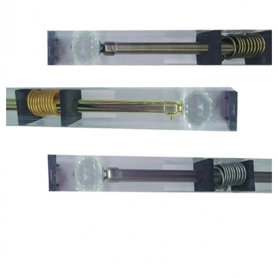 AG-00403319 - Μεταλλικό επεκτεινόμενο κουρτινόξυλο 100-200cm 00403319 Μεταλλικό επεκτεινόμενο κουρτινόξυλο 100-200cm 00403319