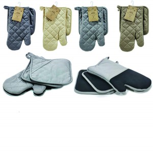 Σετ γάντι κουζίνας με 2 πιάστρες κουζίνας, αντιολισθητικά77595600