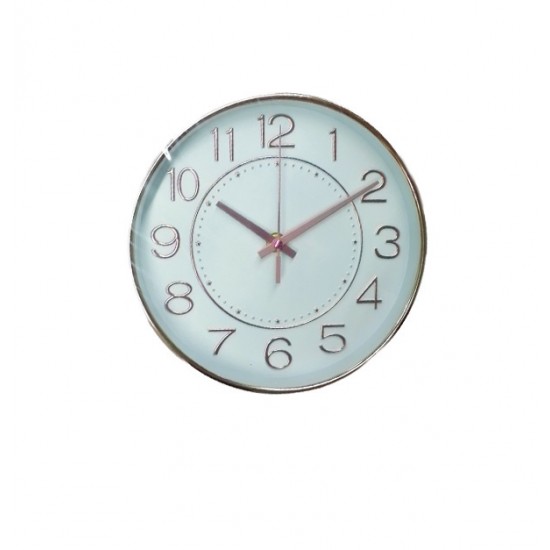 AG-10302246 - Στρογγυλό ρολόι τοίχου 19cm 10302246 Στρογγυλό ρολόι τοίχου 19cm 10302246