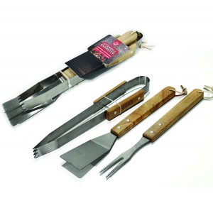 Σετ τσιμπίδα, σπάτουλα, πηρούνα για BBQ 77727303