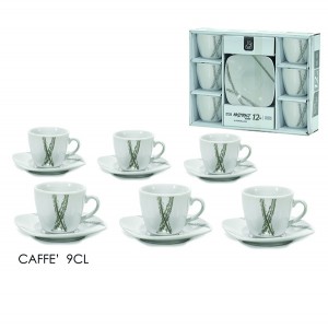 Σετ 6 φλυτζάνια με πιατάκια 9cl 77524301 Σετ 6 φλυτζάνια με πιατάκια 9cl 77524301