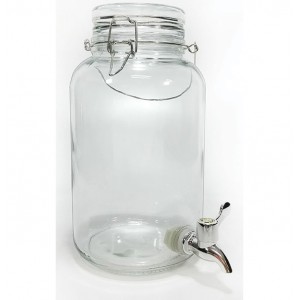 Γυάλινο βάζο αεροστεγές με βρυσάκι 4000ml 70602949