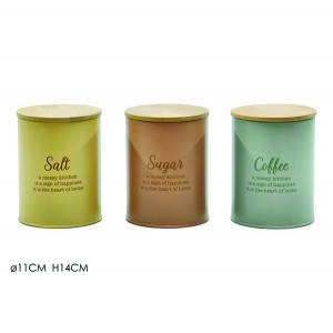 Τσίγκινο βάζο με μπαμπού καπάκι για καφέ-ζάχαρη-αλάτι 77725805 Τσίγκινο βάζο με μπαμπού καπάκι για καφέ-ζάχαρη-αλάτι 77725805