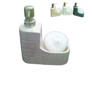 Αντλία κρεμοσάπουνου κεραμική με θήκη για σφουγγάρι 00402695 Αντλία κρεμοσάπουνου κεραμική με θήκη για σφουγγάρι 00402695