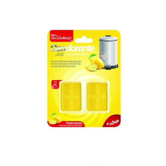 Σετ 2 αρωματικές ταμπλέτες κάδου σκουπιδιών λεμόνι 76603286