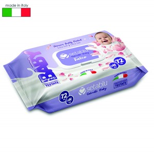 Σετ 72 μωρομάντηλα με καπάκι άρωμα πούδρα 76603459