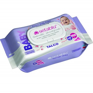 Σετ 100 μωρομάντηλα με καπάκι άρωμα πούδρα 76662151