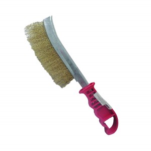 Συρματόβουρτσα με πλαστική λαβή 23cm 00404351