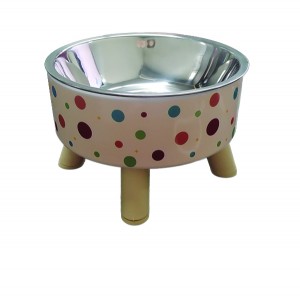 Μπόλ φαγητού σκύλου πλαστικό με ποδαράκια και μεταλλικό λεκανάκι10501756 Μπόλ φαγητού σκύλου πλαστικό με ποδαράκια και μεταλλικό λεκανάκι10501756