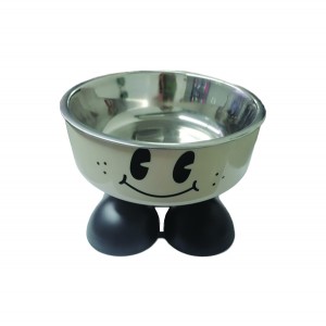 Μπόλ φαγητού σκύλου πλαστικό με ποδαράκια και μεταλλικό λεκανάκι10501758 Μπόλ φαγητού σκύλου πλαστικό με ποδαράκια και μεταλλικό λεκανάκι10501758