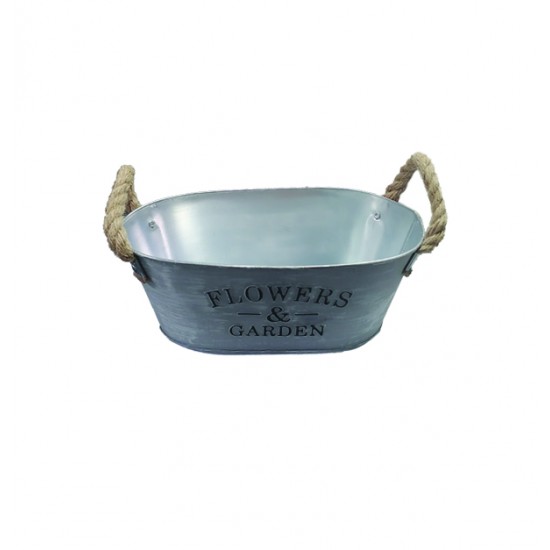 Γλάστρα μεταλλική 26x 16x 10cm 10701325