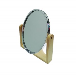 Καθρέφτης οβάλ σε ξύλινη βάση 40201240