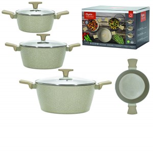 Σετ 3 κατσαρόλες πέτρας φ20,24,28cm 77652391