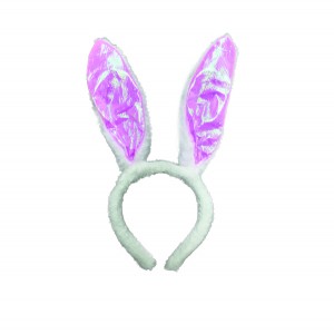 Στέκα μαλλιών "αυτάκια" ροζ 10502191