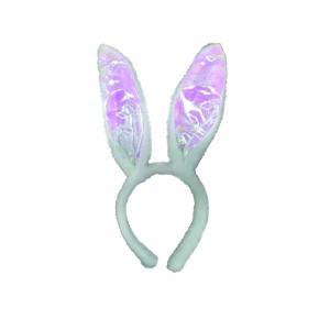 Στέκα μαλλιών "αυτάκια" ιριδίζων 10502193