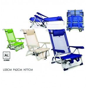 Αναδιπλώμενη καρέκλα παραλίας αλουμινίου 77798078