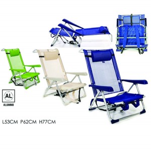 Αναδιπλώμενη καρέκλα παραλίας αλουμινίου 77798078