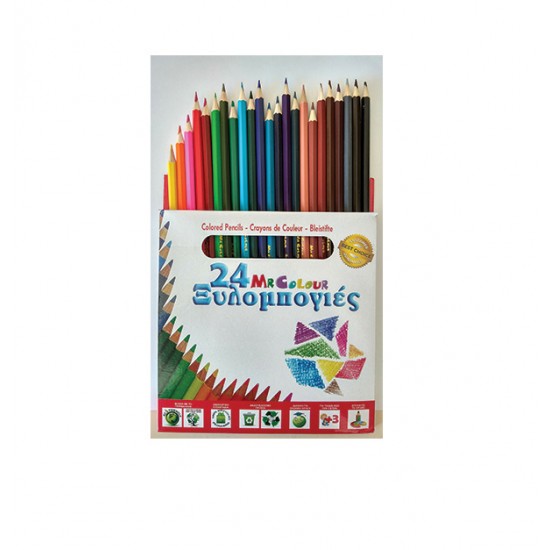 Σετ 24 ξυλομπογιές [30201074]