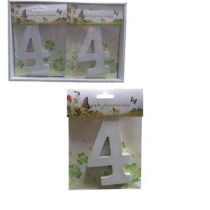 Ξύλινος αριθμός χειροτεχνίας "4"-τέσσερα 30501316-4 Ξύλινος αριθμός χειροτεχνίας "4"-τέσσερα 30501316-4