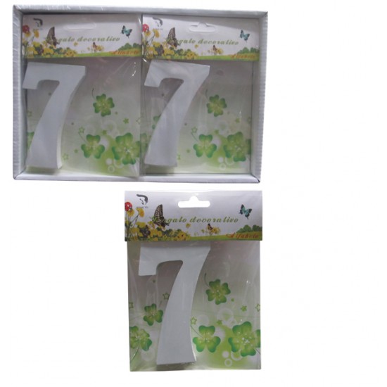 Ξύλινος αριθμός χειροτεχνίας 