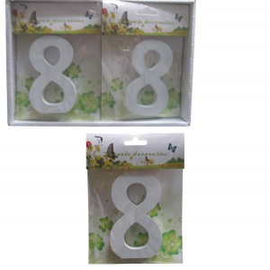 Ξύλινος αριθμός χειροτεχνίας "8"-οχτώ 30501316-8