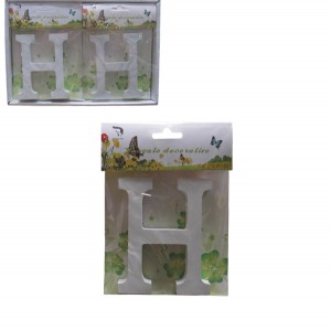 Ξύλινο γράμμα χειροτεχνίας "H" 30501317-H