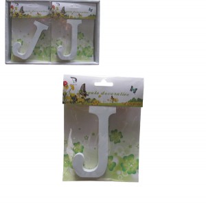 Ξύλινο γράμμα χειροτεχνίας "J" 30501317-J