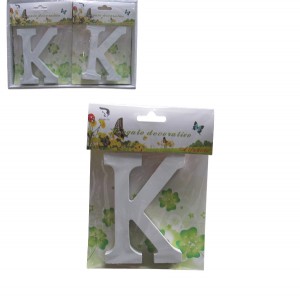Ξύλινο γράμμα χειροτεχνίας "K" 30501317-K
