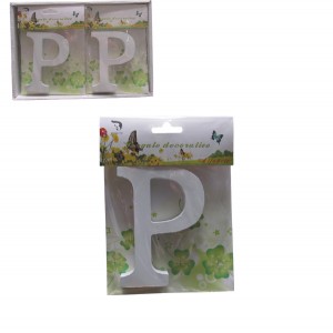 Ξύλινο γράμμα χειροτεχνίας "P" 30501317-P