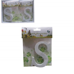 Ξύλινο γράμμα χειροτεχνίας "S" 30501317-S