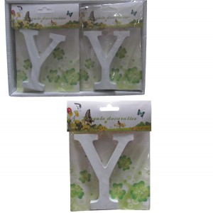 Ξύλινο γράμμα χειροτεχνίας "Y" 30501317-Y Ξύλινο γράμμα χειροτεχνίας "Y" 30501317-Y