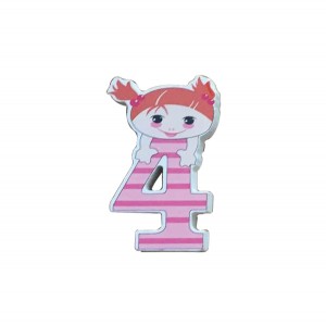 Ξύλινος αριθμός κορίτσι “4”-τέσσερα 30501346 Ξύλινος αριθμός κορίτσι “4”-τέσσερα 30501346