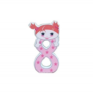 Ξύλινος αριθμός κορίτσι “8”-οχτώ 30501350 Ξύλινος αριθμός κορίτσι “8”-οχτώ 30501350