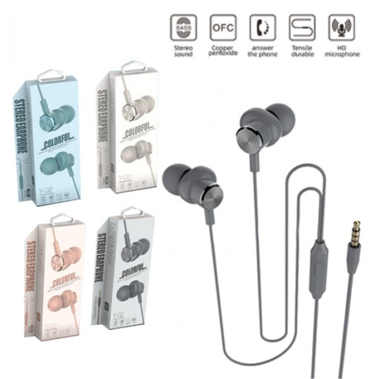 AG-30502110 - In-ear wired earphone handsfree με βύσμα 3,5mm 30502110 In-ear wired earphone handsfree με βύσμα 3,5mm 30502110