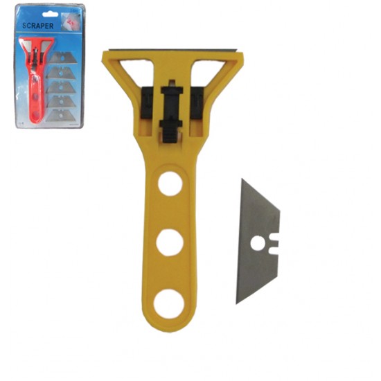 Σετ ξύστρα τζαμιών-δαπέδων με 5 ανταλλακτικές λάμες [30601151]