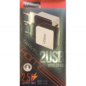 Φορτιστής ταχείας φόρτισης με δύο υποδοχές usb 1.5A και 2.1Α 30601310