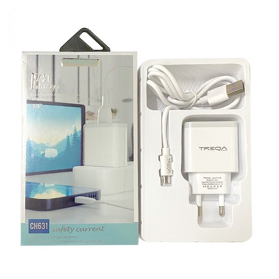 AG-30601332 - Treqa Φορτιστής CH631 2x θύρες usb | micro 30601332 Treqa Φορτιστής CH631 2x θύρες usb | micro 30601332