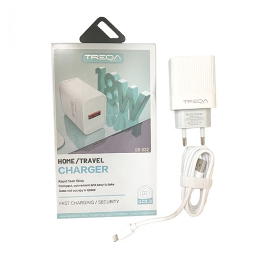 Treqa Φορτιστής usb adapter 18W CS-632 ios 30601336