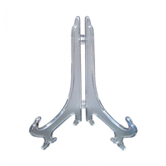 Σετ 2 πλαστικές διάφανες βάσεις προβολής πιάτων [30501106]