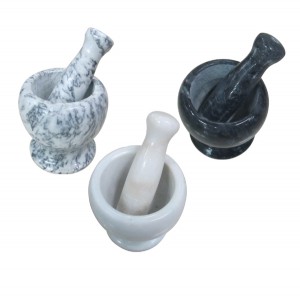 Μαρμάρινο γουδί 11cm με γουδοχέρι 00101882 Μαρμάρινο γουδί 11cm με γουδοχέρι 00101882