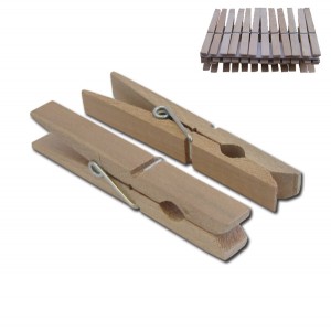 Σετ 24 ξύλινα μανταλάκια 9cm 00403041